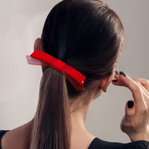 Alternative view of Jolie Red Hair Barrette